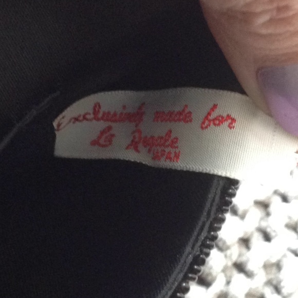 ❣️Vintage❣️La Regale Black Satin evening bag - Picture 8 of 8